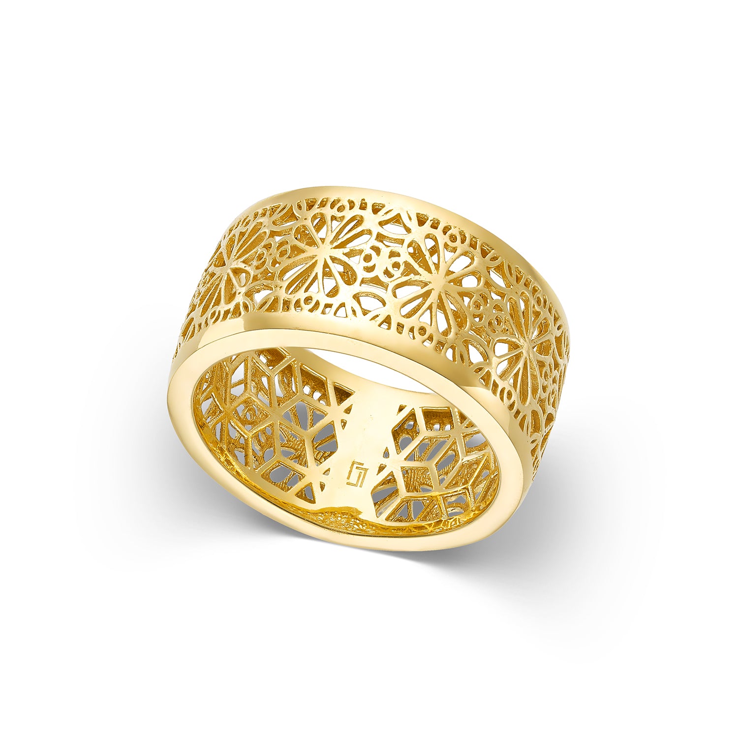 Δαχτυλίδι Artisanal από επιχρυσωμένο ασήμι 925° Εικόνα 1