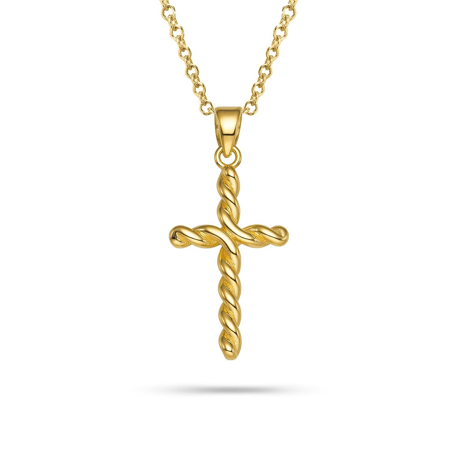 Μενταγιόν Σταυρός Aurum από χρυσό 18K