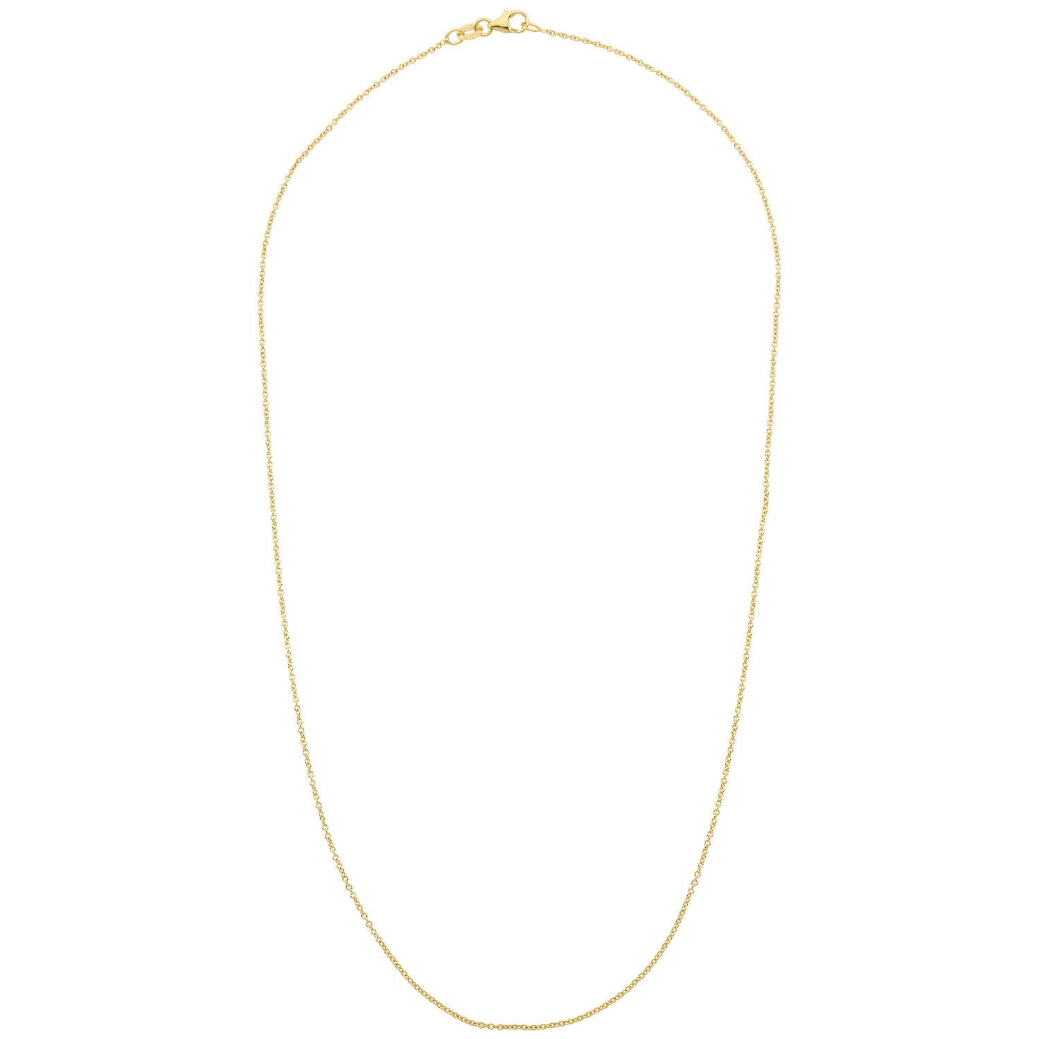 Αλυσίδα από κίτρινο χρυσό Κ18 στα 42cm