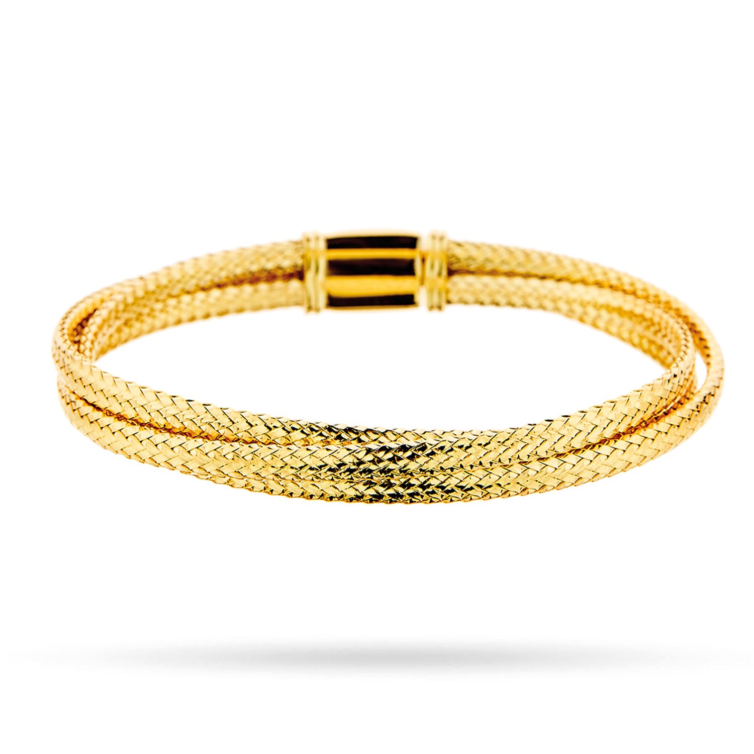 Βραχιόλι Skin σταθερό από επιχρυσωμένο ασήμι 925°