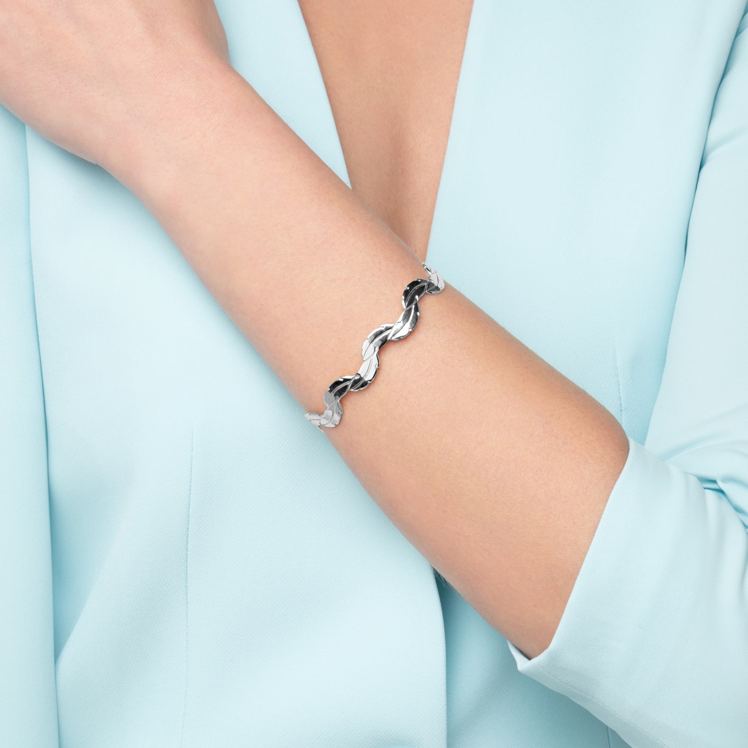 Βραχιόλι Ethereal από επιροδιωμένο ασήμι 925°