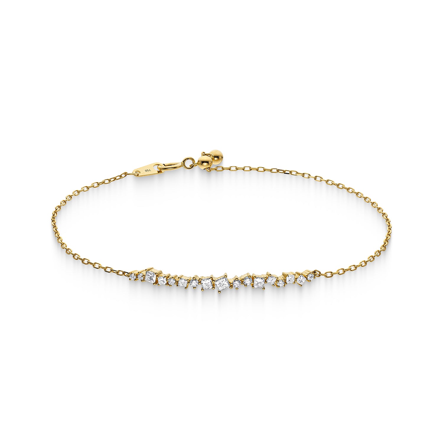 Βραχιόλι Diamonds από χρυσό 18K με διαμάντια μπριγιάν