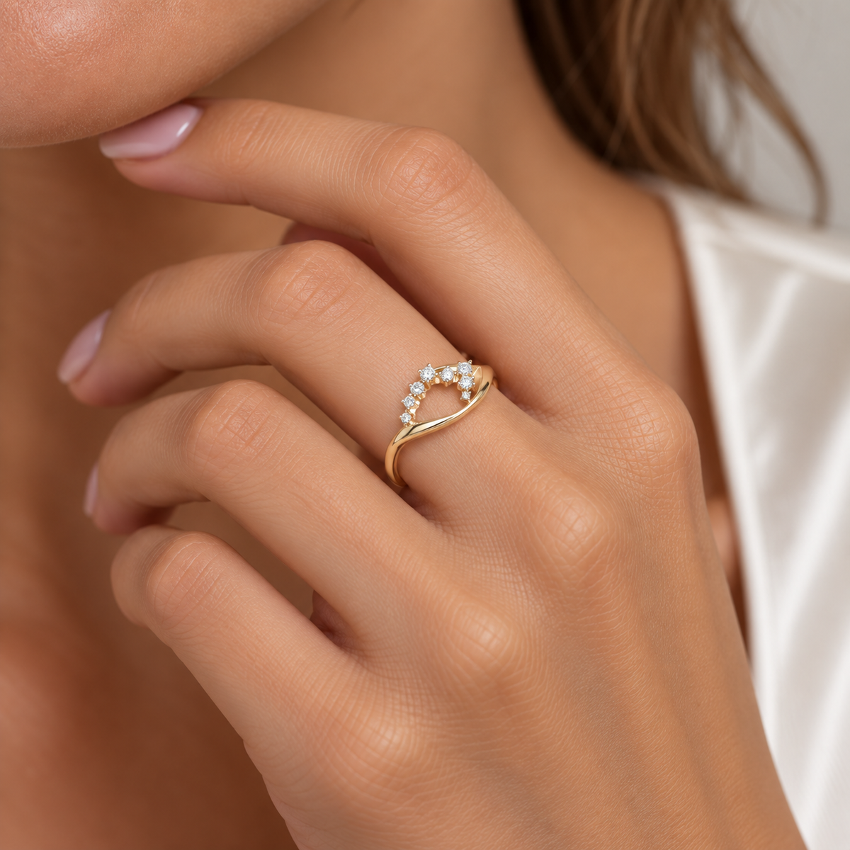 Δαχτυλίδι Diamonds από χρυσό 18K με διαμάντια μπριγιάν