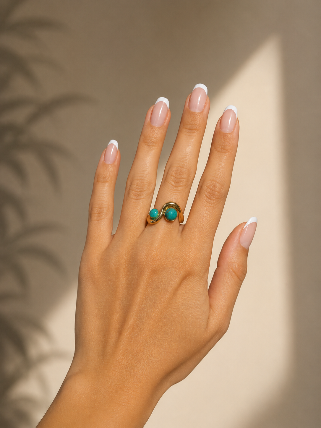 Δαχτυλίδι Secret Garden από χρυσό 18K με τυρκουάζ