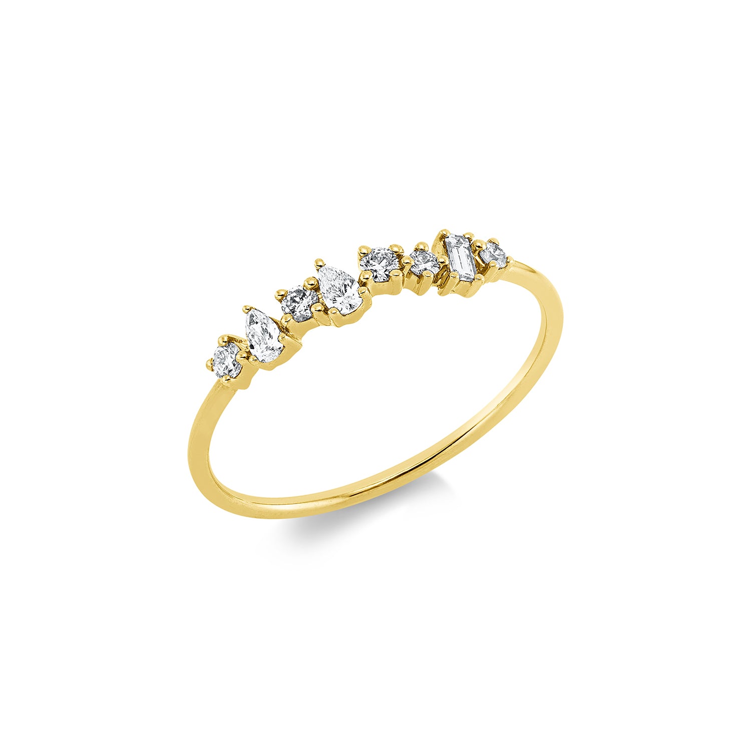 Δαχτυλίδι Diamonds από χρυσό 18K με διαμάντια μπριγιάν