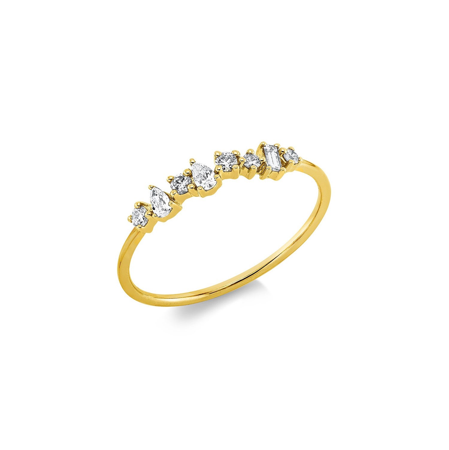 Δαχτυλίδι Diamonds από χρυσό 18K με διαμάντια μπριγιάν