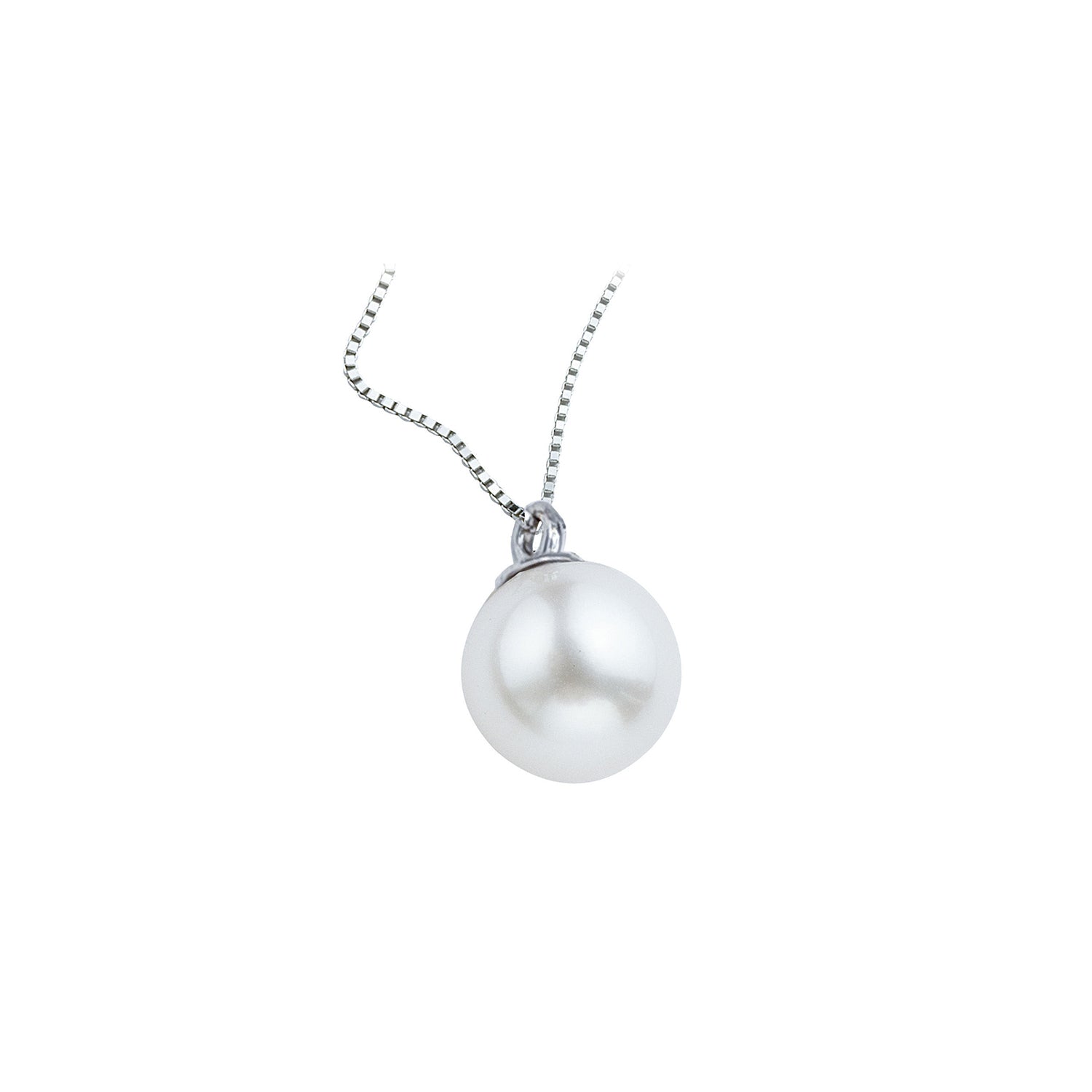 Κολιέ Pearls από λευκό χρυσό 18K με freshwater pearl
