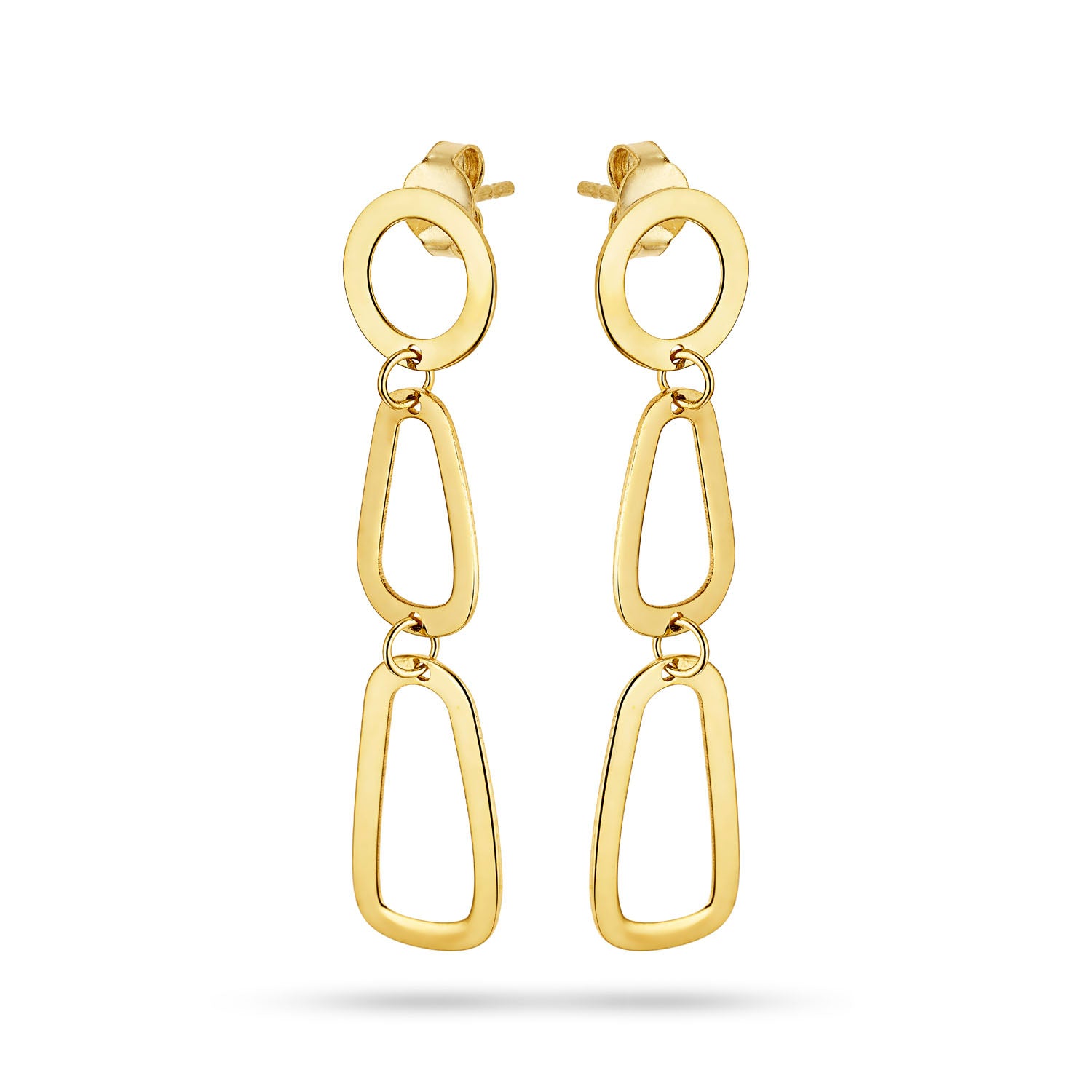 Σκουλαρίκια Aurum από χρυσό 18Κ