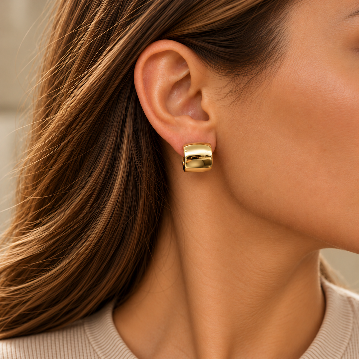 Σκουλαρίκια Aurum από χρυσό 18K