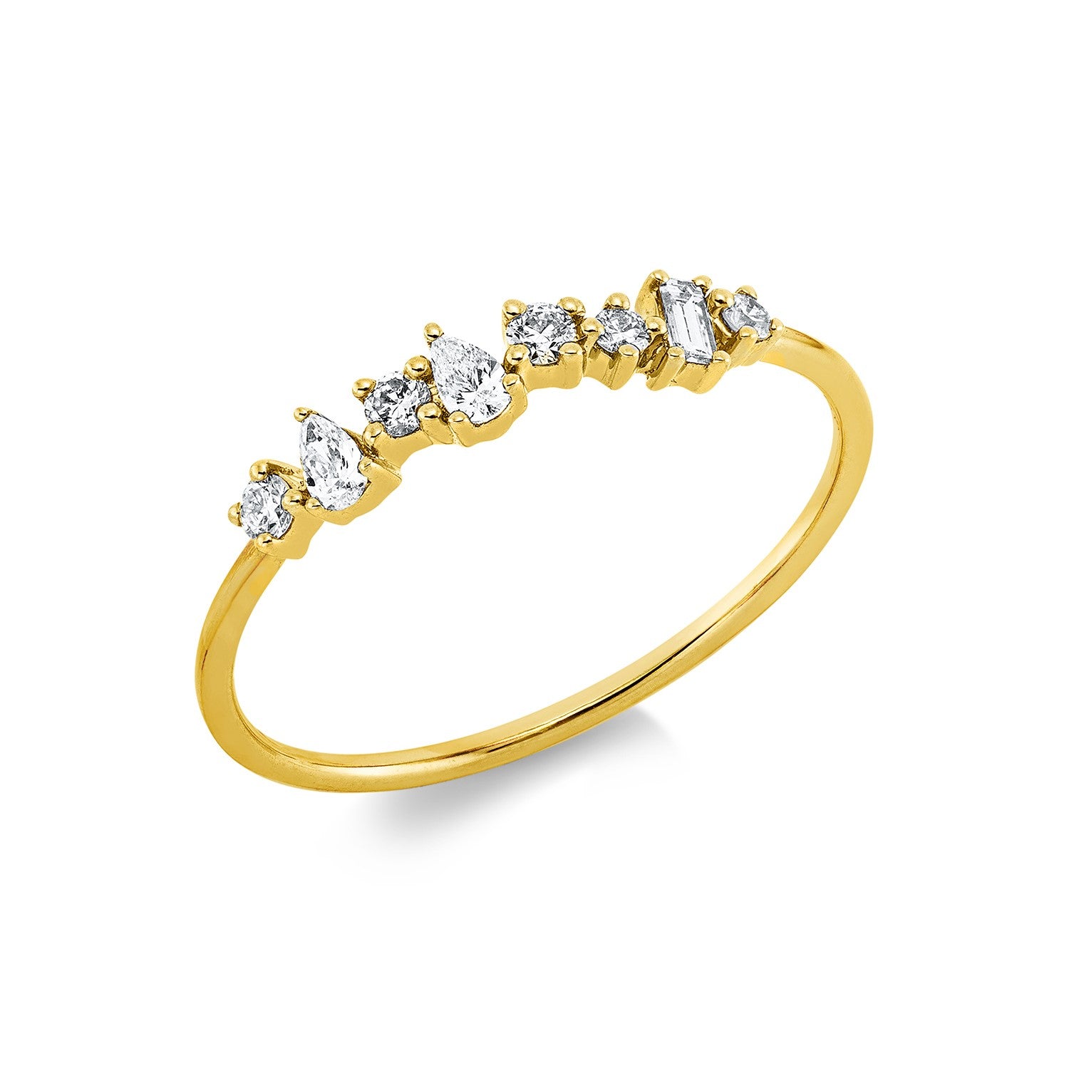 Δαχτυλίδι Diamonds από χρυσό 18K με διαμάντια μπριγιάν