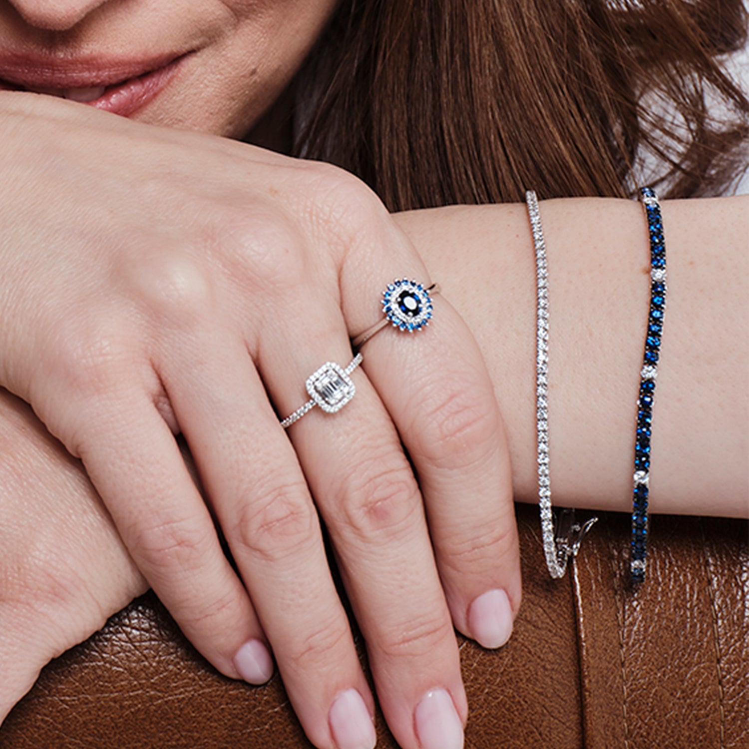 Βραχιόλι Diamonds από λευκό χρυσό 18Κ με διαμάντια μπριγιάν