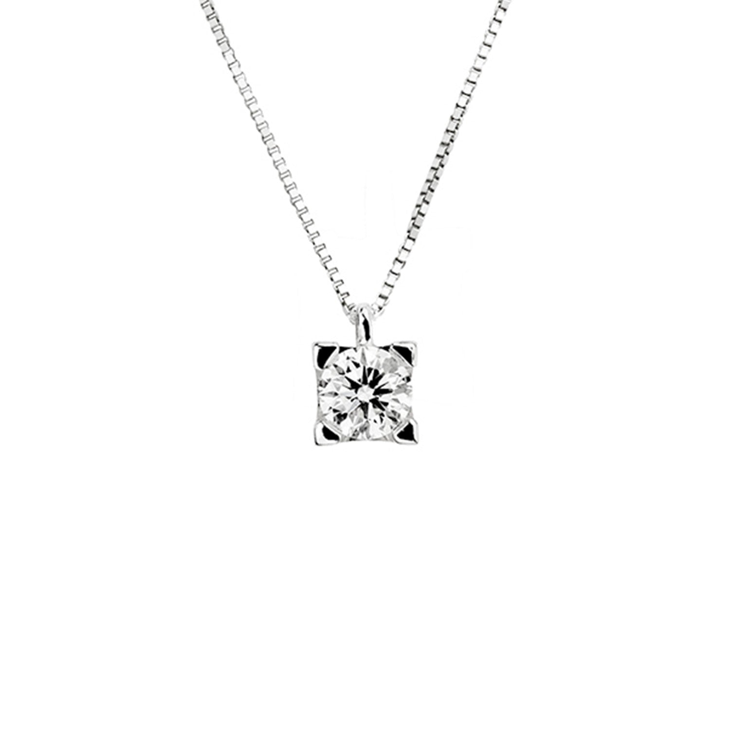 Κολιέ Diamonds από λευκό χρυσό 18K και διαμάντια μπριγιάν