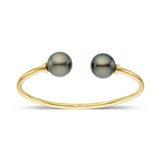 Βραχιόλι Pearls από χρυσό 14K με μαύρο μαργαριτάρι Ταϊτής